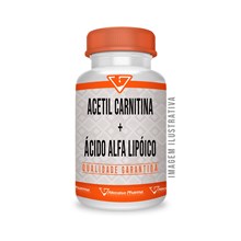 Acetil Carnitina 500mg + Ácido Alfa Lipóico 100mg