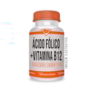 Ácido Fólico 5mg + Vitamina B12 1mg