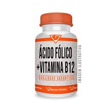 Ácido Fólico 5mg + Vitamina B12 1mg