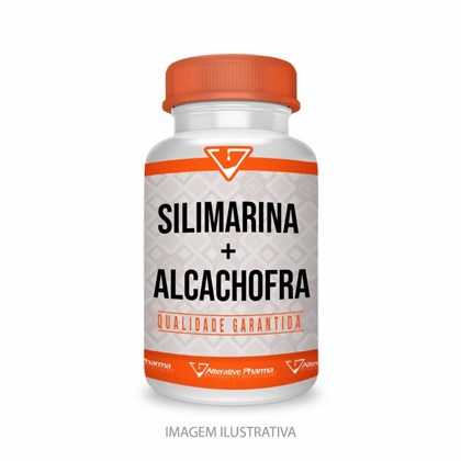 Alcachofra 300mg + Silimarina 100mg