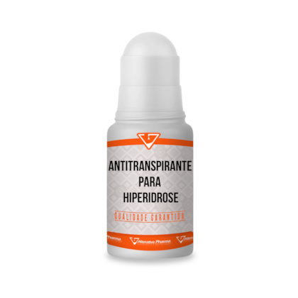 Antitranspirante Roll-On para Hiperidrose (suor excessivo) 70ml