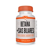 Betaína 300 Mg + Sais Biliares 300 Mg