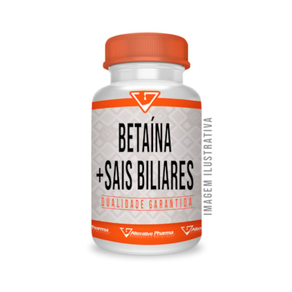 Betaína 300mg + Sais Biliares 300mg