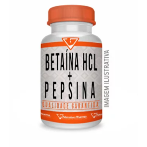 Betaína Hcl 100mg + Pepsina 40mg