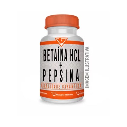 Betaína Hcl 100mg + Pepsina 40mg