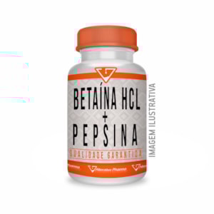 Betaína Hcl 300mg + Pepsina 40mg