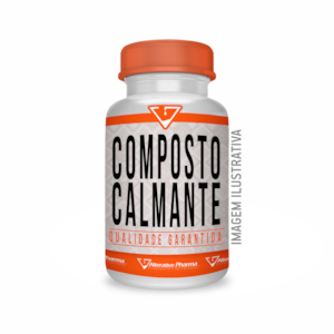 Composto Calmante - Melissa 110mg + Passiflora 110mg + Valeriana 110mg