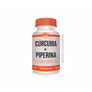 Curcuma Longa 500mg + Piperina 10mg