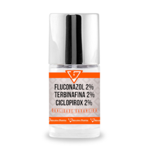 Fluconazol + Ciclopirox Olamina + Terbinafina Esmalte De Unhas Incolor