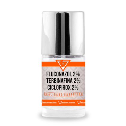 Fluconazol + Ciclopirox Olamina + Terbinafina Esmalte De Unhas Incolor