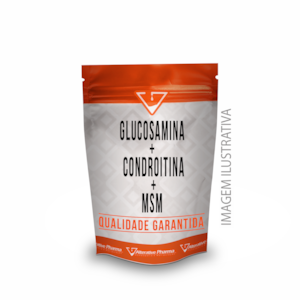 Glucosamina 1500mg + Condroitina 1200mg + MSM 1.000mg - Sachês