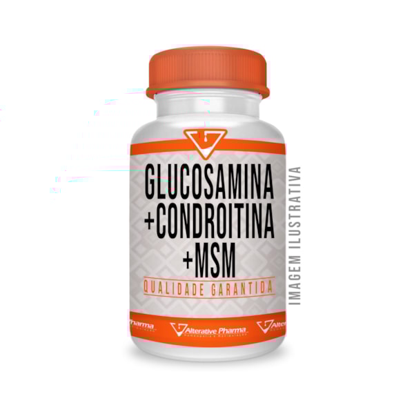 Glucosamina 1500mg + Condroitina 1200mg + Msm 250mg + Manganês 3mg Cápsulas-2583920a-ddb2-407d-ad43-ff33bbfa7abb