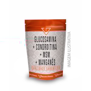 Glucosamina 1500mg + Condroitina 1200mg + Msm 250mg + Manganes 3mg - Sachês