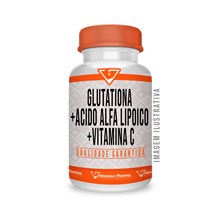 Glutationa 150mg + Acido Alfa Lipoico 150mg + Vitamina C 350mg