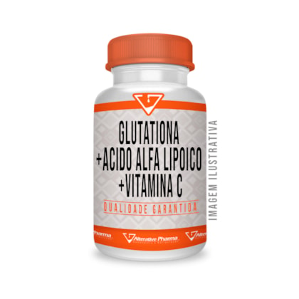 Glutationa 150mg + Acido Alfa Lipoico 150mg + Vitamina C 350mg