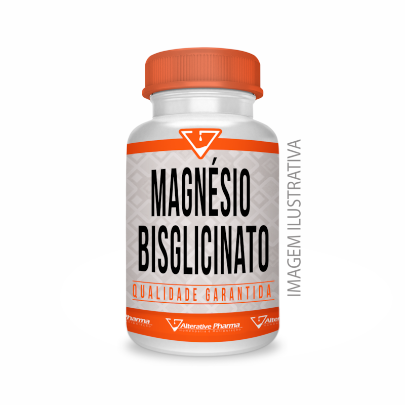 Magnésio Bisglicinato 550mg - 120 Cápsulas - Alterative Pharma