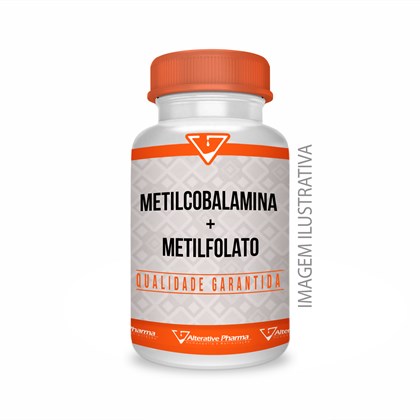 Metilcobalamina 5000mcg + Metilfolato 400mcg - Comp Subli