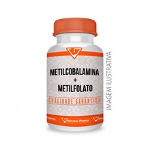 Metilcobalamina 5000mcg + Metilfolato 800mcg - Comp Subli