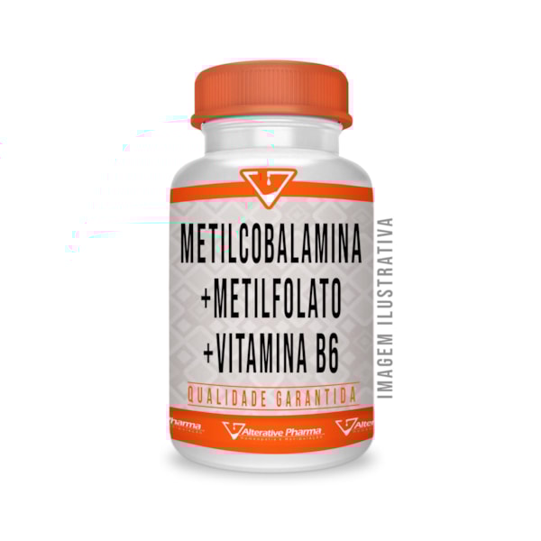 Metilcobalamina 500mcg + Metilfolato 1000mcg + Vitamina B6 15mg Comprimidos Sublingual-4cac7d3c-fa49-43c3-89d5-3ea9cb44bdd5