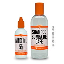 Minoxidil 5% + Shampoo Bomba de Café