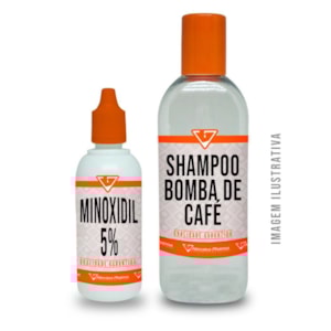Minoxidil 5% + Shampoo Bomba de Café