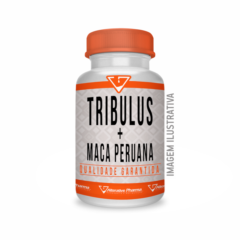 Tribulus Terrestris E Maca Peruana Juntos Tribulus Terrestris + Maca Peruana 650mg 120 Cápsulas - Alterative Pharma