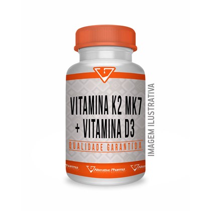 Vitamina K2 Mk7 100mcg + Vitamina D3 5000ui Comprimidos Sublinguais