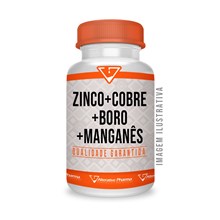 Zinco 30mg + Cobre 6mg + Boro 5mg + Manganês 2mg